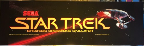 Star trek arcade marquee - star,